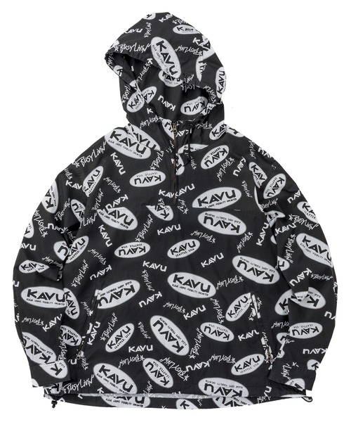 KAVU(カブー)の「KAVU/カブー All Over Pullover/オールオーバープルオーバー(ブルゾン・メンズ・レッド/ブラック・LARGE/MEDIUM)」の1枚目の写真