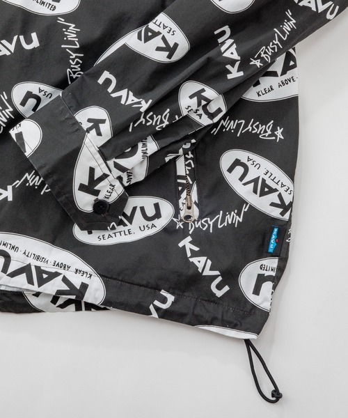 KAVU(カブー)の「KAVU/カブー All Over Pullover/オールオーバープルオーバー(ブルゾン・メンズ・レッド/ブラック・LARGE/MEDIUM)」の5枚目の写真