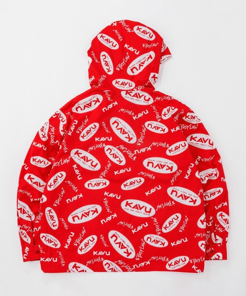 KAVU(カブー)の「KAVU/カブー All Over Pullover/オールオーバープルオーバー(ブルゾン・メンズ・レッド/ブラック・LARGE/MEDIUM)」の6枚目の写真