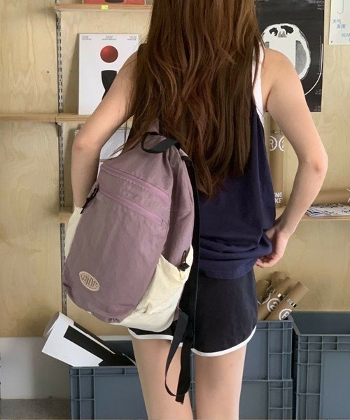 Ressaca（レサーカ）の「バイカラーリュックサック（バックパック/リュック・レディース・イエロー/ブルー/ピンク/ホワイト/パープル・FREE）」の4枚目の写真