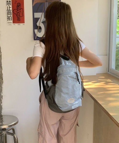 Ressaca（レサーカ）の「バイカラーリュックサック（バックパック/リュック・レディース・イエロー/ブルー/ピンク/ホワイト/パープル・FREE）」の9枚目の写真