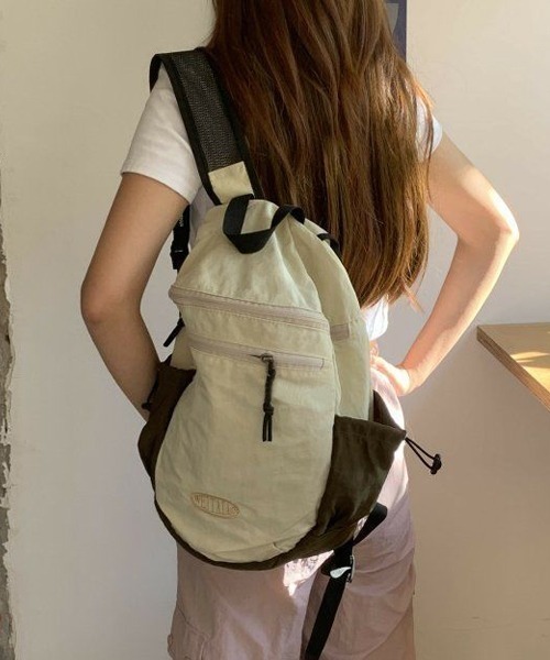 Ressaca（レサーカ）の「バイカラーリュックサック（バックパック/リュック・レディース・イエロー/ブルー/ピンク/ホワイト/パープル・FREE）」の7枚目の写真