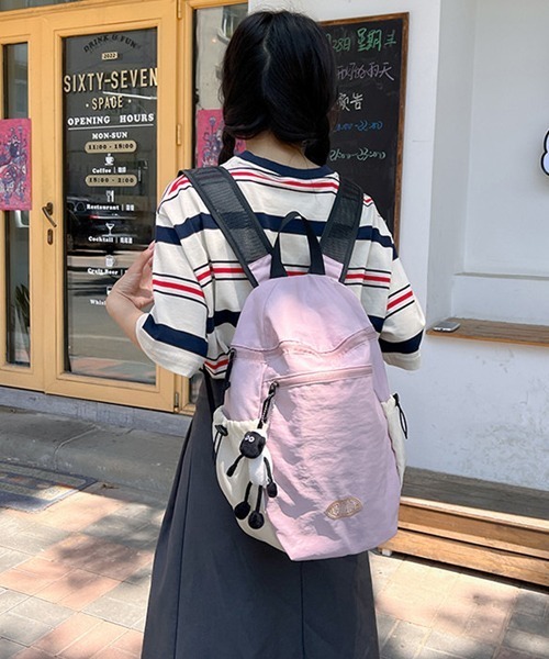 Ressaca(レサーカ)の「バイカラーリュックサック(バックパック/リュック・レディース・イエロー/ブルー/ピンク/ホワイト/パープル・FREE)」の18枚目の写真