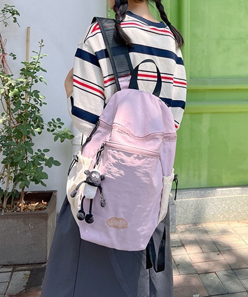 Ressaca(レサーカ)の「バイカラーリュックサック(バックパック/リュック・レディース・イエロー/ブルー/ピンク/ホワイト/パープル・FREE)」の19枚目の写真