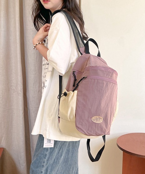 Ressaca(レサーカ)の「バイカラーリュックサック(バックパック/リュック・レディース・イエロー/ブルー/ピンク/ホワイト/パープル・FREE)」の22枚目の写真