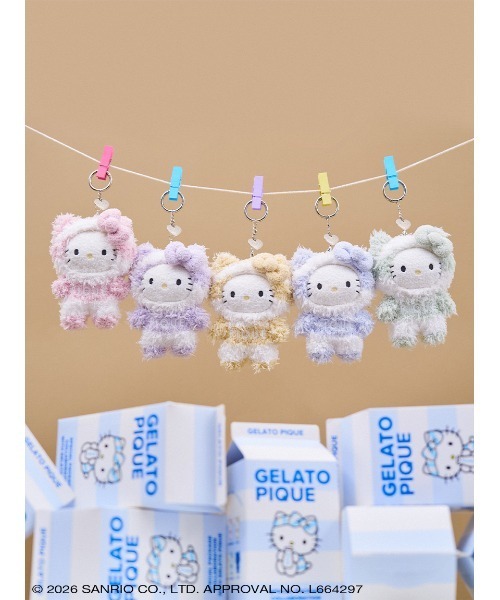 sanrio house(サンリオハウス)の「【sanrio house シークレットコレクション】【gelato pique】コラボもこもこキティぬいぐるみチャーム(全6種)(フィギュア・レディース・マルチ・F)」の13枚目の写真