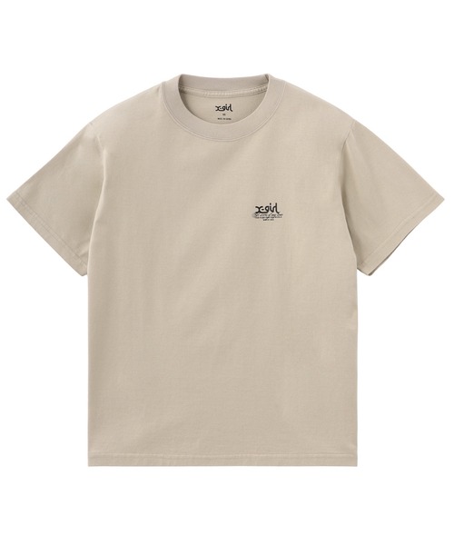 X-girl（エックスガール）の「HIBISCUS CAMOUFLAGE FACE S/S TEE（Tシャツ/カットソー・レディース・ブラック/ホワイト/ベージュ・S/M/L）」の10枚目の写真