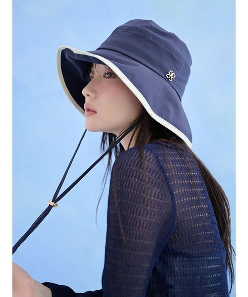 SNIDEL(スナイデル)の「UVカットバケットハット(ハット・レディース・マルチ/ブラック・F)」の19枚目の写真