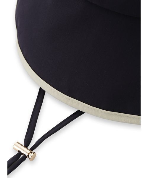 SNIDEL(スナイデル)の「UVカットバケットハット(ハット・レディース・マルチ/ブラック・F)」の10枚目の写真