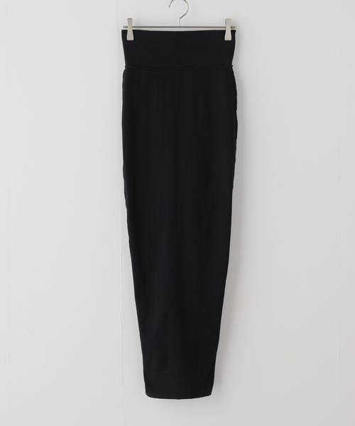 COOME(コーメ)の「【COOME/コーメ】FOLD OVER SKIRT(スカート・レディース・チャコールグレー/ブラック・MEDIUM/SMALL)」の7枚目の写真
