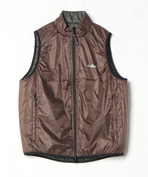 WILD THINGS（ワイルドシングス）の「リバーシブルビレイベスト│REVERSIBLE BELAY VEST>（ベスト・メンズ・グリーン/ブラック×ブラック/パープル/ベージュ/グリーン×オレンジ/レッド/ピンク・S/L/M/XL）」の21枚目の写真