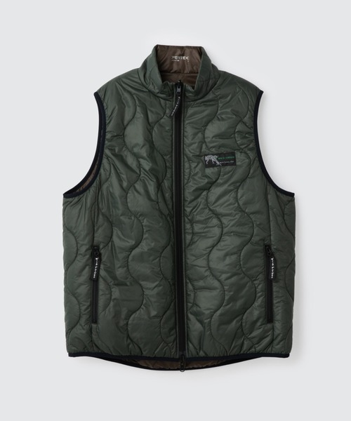 WILD THINGS（ワイルドシングス）の「リバーシブルビレイベスト│REVERSIBLE BELAY VEST>（ベスト・メンズ・グリーン/ブラック×ブラック/パープル/ベージュ/グリーン×オレンジ/レッド/ピンク・S/L/M/XL）」の3枚目の写真