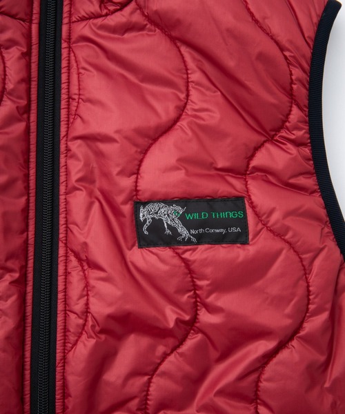 WILD THINGS（ワイルドシングス）の「リバーシブルビレイベスト│REVERSIBLE BELAY VEST>（ベスト・メンズ・グリーン/ブラック×ブラック/パープル/ベージュ/グリーン×オレンジ/レッド/ピンク・S/L/M/XL）」の9枚目の写真