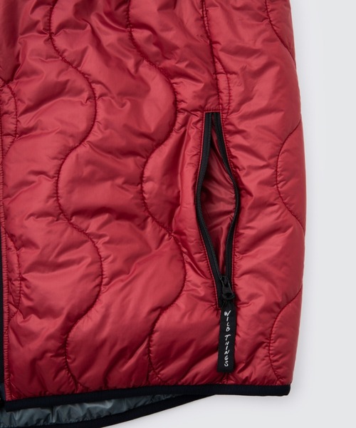 WILD THINGS（ワイルドシングス）の「リバーシブルビレイベスト│REVERSIBLE BELAY VEST>（ベスト・メンズ・グリーン/ブラック×ブラック/パープル/ベージュ/グリーン×オレンジ/レッド/ピンク・S/L/M/XL）」の10枚目の写真