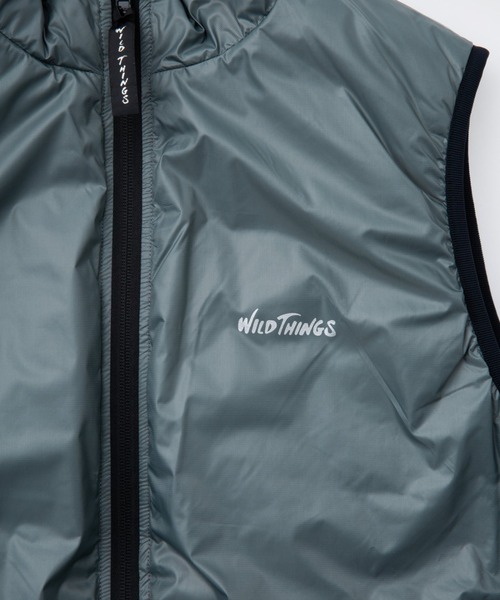 WILD THINGS（ワイルドシングス）の「リバーシブルビレイベスト│REVERSIBLE BELAY VEST>（ベスト・メンズ・グリーン/ブラック×ブラック/パープル/ベージュ/グリーン×オレンジ/レッド/ピンク・S/L/M/XL）」の11枚目の写真