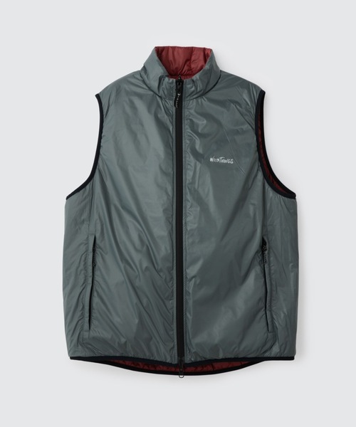 WILD THINGS（ワイルドシングス）の「リバーシブルビレイベスト│REVERSIBLE BELAY VEST>（ベスト・メンズ・グリーン/ブラック×ブラック/パープル/ベージュ/グリーン×オレンジ/レッド/ピンク・S/L/M/XL）」の13枚目の写真