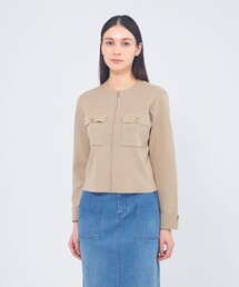 EPOCA（エポカ）の「【WEB&一部店舗限定】ジップアップニットブルゾン（ブルゾン）」