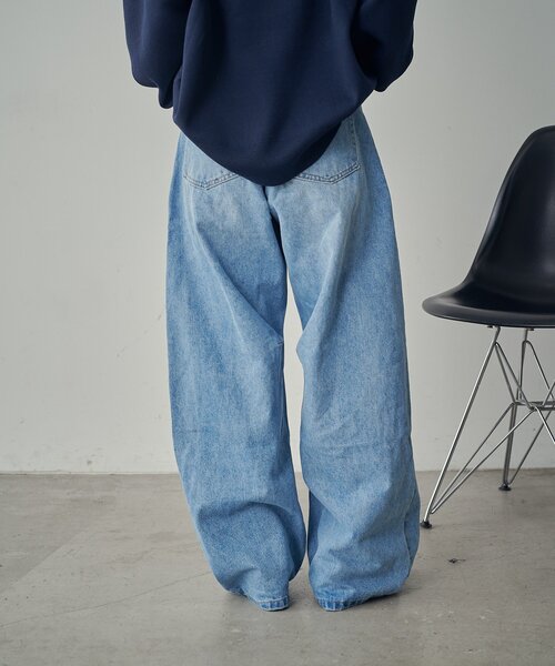 goocy（グーシー）の「スタッズ付きカーブパンツ（デニムパンツ・レディース・ブラック/ブルー系その他/インディゴブルー・FREE）」の18枚目の写真