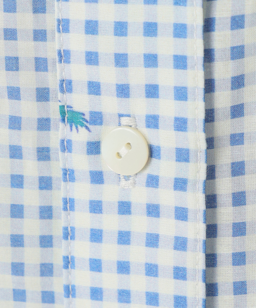 Margaux Dereume × SLOBE cotton silk mix シャツ（シャツ/ブラウス