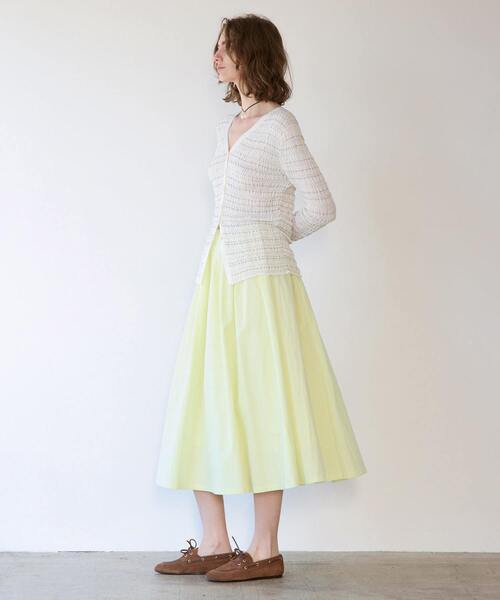 martinique（マルティニーク）の「ジャガードカーディガン（カーディガン/ボレロ・レディース・オフホワイト/ブラック・FREE）」の8枚目の写真