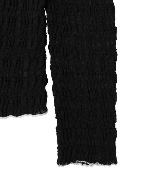 martinique（マルティニーク）の「ジャガードカーディガン（カーディガン/ボレロ・レディース・オフホワイト/ブラック・FREE）」の13枚目の写真