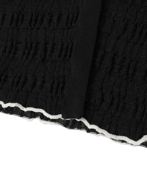 martinique（マルティニーク）の「ジャガードカーディガン（カーディガン/ボレロ・レディース・オフホワイト/ブラック・FREE）」の14枚目の写真