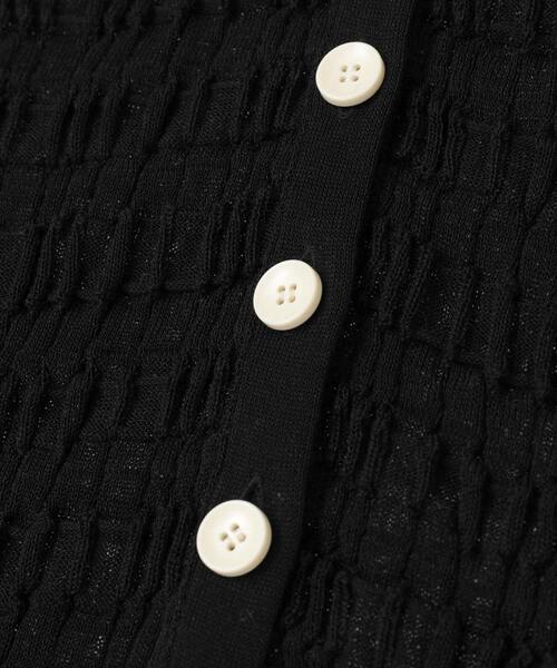 martinique（マルティニーク）の「ジャガードカーディガン（カーディガン/ボレロ・レディース・オフホワイト/ブラック・FREE）」の15枚目の写真