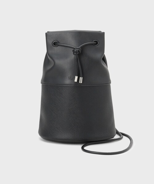 tk.TAKEO KIKUCHI(ティーケータケオキクチ)の「【2WAY】巾着ショルダーバッグ(ショルダーバッグ・メンズ・ブラック/ブラック系4/ブラック系/ホワイト系7・00)」の22枚目の写真