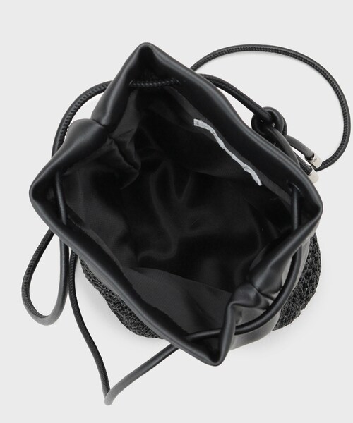 tk.TAKEO KIKUCHI(ティーケータケオキクチ)の「【2WAY】巾着ショルダーバッグ(ショルダーバッグ・メンズ・ブラック/ブラック系4/ブラック系/ホワイト系7・00)」の15枚目の写真