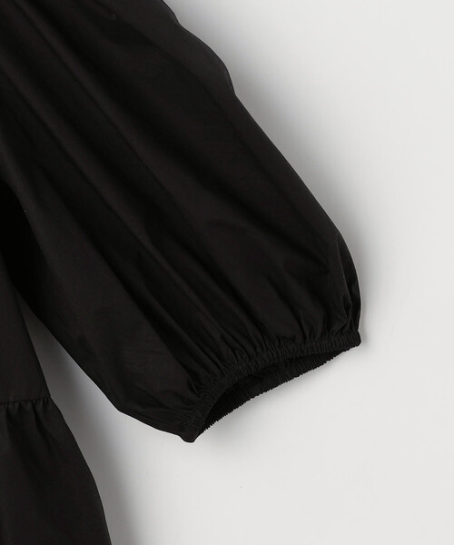 GANNI(ガニー)の「GANNI/ガニー Cotton Poplin Peplum Blouse / F7364 / コットンポプリン ペプラムブラウス(シャツ/ブラウス・レディース・ホワイト/ブラック・XX-SMALL)」の5枚目の写真