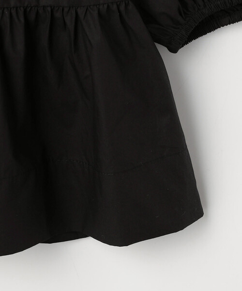 GANNI(ガニー)の「GANNI/ガニー Cotton Poplin Peplum Blouse / F7364 / コットンポプリン ペプラムブラウス(シャツ/ブラウス・レディース・ホワイト/ブラック・XX-SMALL)」の6枚目の写真