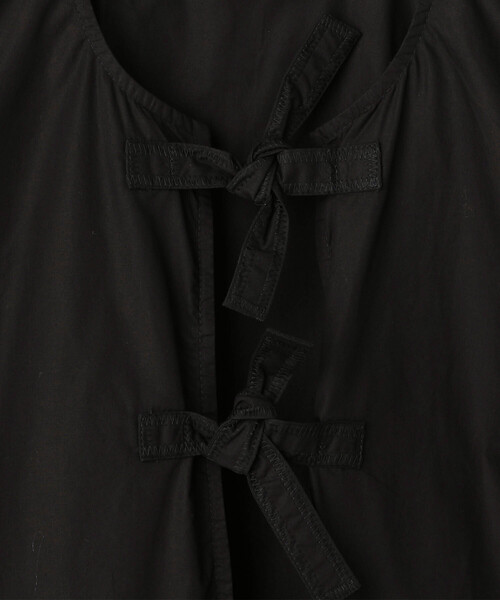 GANNI(ガニー)の「GANNI/ガニー Cotton Poplin Peplum Blouse / F7364 / コットンポプリン ペプラムブラウス(シャツ/ブラウス・レディース・ホワイト/ブラック・XX-SMALL)」の7枚目の写真
