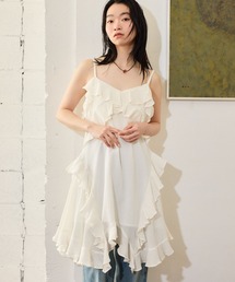 mysty woman | ハンカチーフヘムキャミワンピース 666535(チュニック)