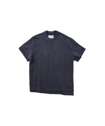 999HUMANITY（999ヒューマニティ）の「レイヤードハーフティー（ダークネイビー）（Tシャツ/カットソー）」