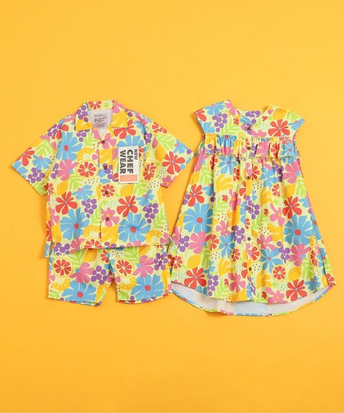 BREEZE（ブリーズ）の「【リンク】シェフシャツ(セットアップ可)（シャツ/ブラウス・キッズ・レインボー/オレンジ/チェック/キナリ・80/90/100/110/120/130/140）」の16枚目の写真