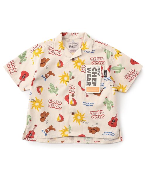 BREEZE（ブリーズ）の「【リンク】シェフシャツ(セットアップ可)（シャツ/ブラウス・キッズ・レインボー/オレンジ/チェック/キナリ・80/90/100/110/120/130/140）」の22枚目の写真