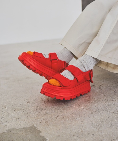 niko and...（ニコアンド）の「厚底コンビサンダル（サンダル・レディース・アイボリー/ブラック/レッド・SMALL/LARGE/MEDIUM）」の21枚目の写真