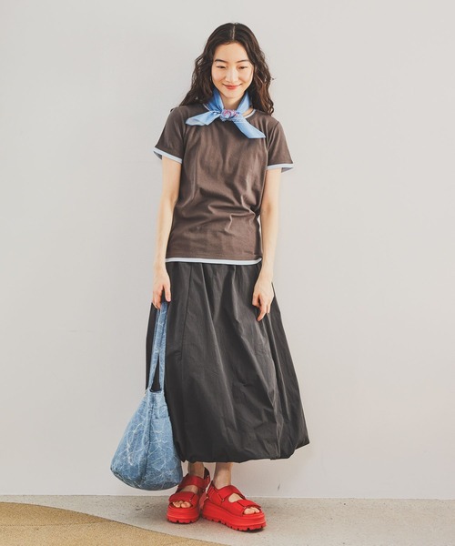 niko and...（ニコアンド）の「厚底コンビサンダル（サンダル・レディース・アイボリー/ブラック/レッド・SMALL/LARGE/MEDIUM）」の4枚目の写真