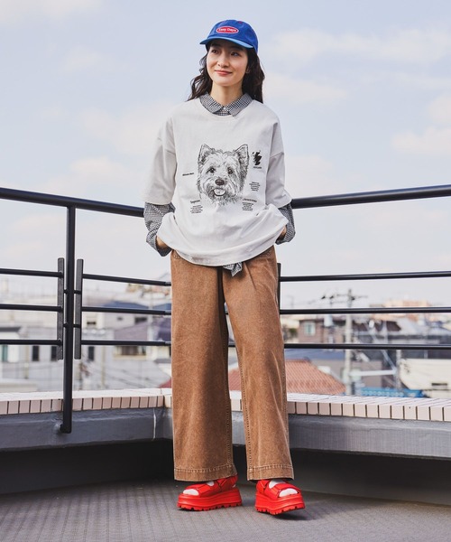 niko and...（ニコアンド）の「厚底コンビサンダル（サンダル・レディース・アイボリー/ブラック/レッド・SMALL/LARGE/MEDIUM）」の6枚目の写真