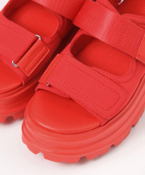 niko and...（ニコアンド）の「厚底コンビサンダル（サンダル・レディース・アイボリー/ブラック/レッド・SMALL/LARGE/MEDIUM）」の17枚目の写真