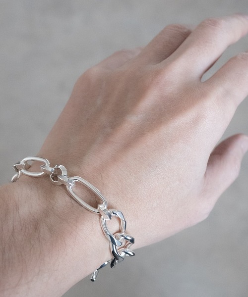 SENTI MIXED CHAIN MANTEL BRACELET ミックスチェーンマンテル