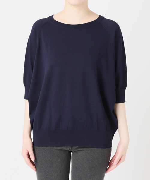 JOURNAL STANDARD relume(ジャーナルスタンダード レリューム)の「接触冷感 / ウォッシャブルクールドルマンプルオーバー(ニット/セーター・レディース・グリーン/ブラック/ライトグレー/ブラウン/ネイビー・FREE)」の20枚目の写真