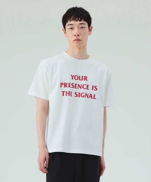 BEAMS HEART(ビームスハート)の「【6/18値下げ】メッセージ プリント Tシャツ(ユニセックス)(Tシャツ/カットソー・メンズ・ホワイト系その他2/ホワイト・LARGE/SMALL/MEDIUM)」の4枚目の写真