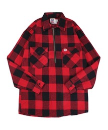 BIG BILL（ビッグビル）の「【T18】【BIG BILL/ビッグ ビル】PREMIUM FLANNEL WORK SHIRT WITH ZIPPER（シャツ/ブラウス）」