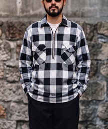 BIG BILL（ビッグビル）の「【T18】【BIG BILL/ビッグ ビル】PREMIUM FLANNEL WORK SHIRT WITH ZIPPER（シャツ/ブラウス）」