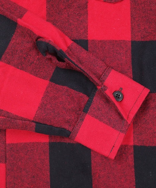 BIG BILL(ビッグビル)の「【T18】【BIG BILL/ビッグ ビル】PREMIUM FLANNEL WORK SHIRT WITH ZIPPER(シャツ/ブラウス・メンズ・ブルー/レッド/ホワイト・LARGE/SMALL)」の13枚目の写真