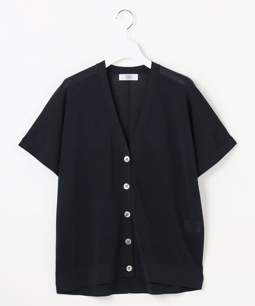 J.PRESS Ladies（J.プレス レディス）の「COOL VIS/CO Vネック カーディガン（カーディガン/ボレロ・レディース・ベージュ系/ネイビー系・SMALL）」の10枚目の写真