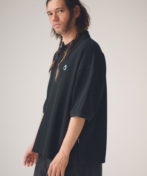 ADAM PATEK(アダムパテック)の「ADAMPATEK/BITE APPLE patch polo shirt/鹿の子ポロシャツ(ポロシャツ・メンズ・グレー/ホワイト/ブラック・1/2)」の17枚目の写真
