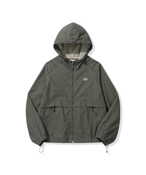 codegraphy（コードグラフィー）の「Contrast Hooded Jumper CBFSUJP001（ブルゾン・メンズ・カーキ/ダークネイビー・LARGE/MEDIUM）」の11枚目の写真
