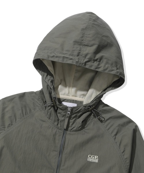 codegraphy（コードグラフィー）の「Contrast Hooded Jumper CBFSUJP001（ブルゾン・メンズ・カーキ/ダークネイビー・LARGE/MEDIUM）」の12枚目の写真